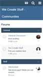Mobile Screenshot of forums.wecreatestuff.com